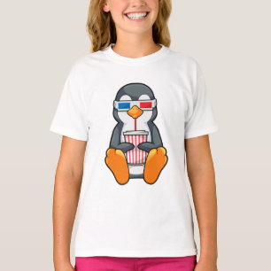 Pinguin Cinema Brille Trinktasse T-Shirt