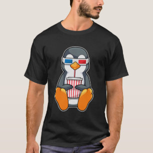 Pinguin Cinema Brille Trinktasse T-Shirt