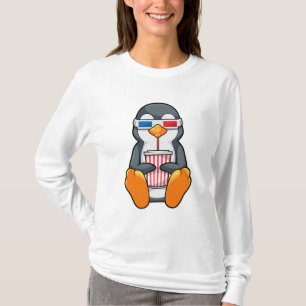 Pinguin Cinema Brille Trinktasse T-Shirt