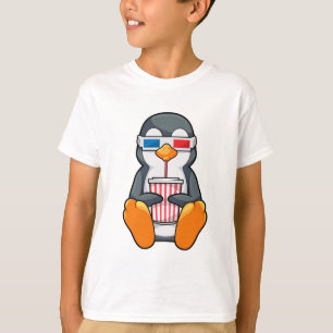Pinguin Cinema Brille Trinktasse T-Shirt