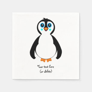 Pinguin-Cocktailpapierservietten Serviette