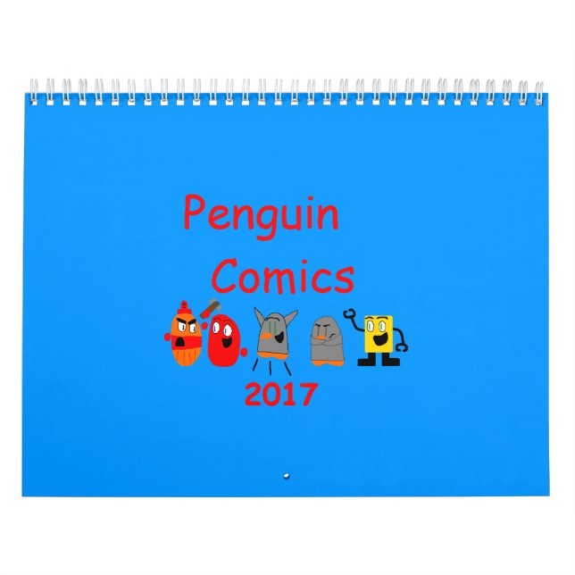 Pinguin Comic 2017 Kalender (Titelbild)