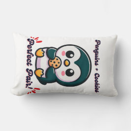 Pinguin-Cookies, niedliche Karikaturenschnaps Lendenkissen