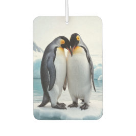 Pinguin Couple auf einem Eisberg Autolufterfrischer