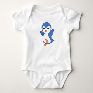 Pinguin Dancing Baby Bodysuit Baby Strampler