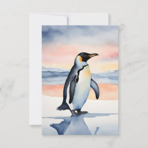 Pinguin Dankeskarte