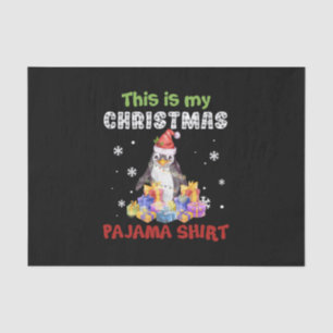 Pinguin das ist mein Weihnachts-Pajama-Shirt Seidenpapier