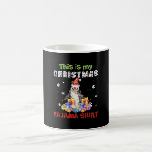Pinguin Das ist mein Weihnachts-Pyjama-Shirt Kaffeetasse