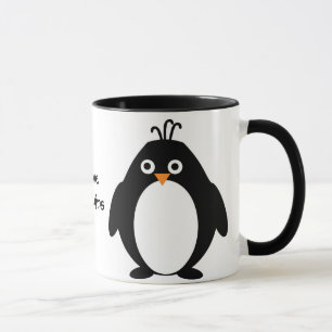 Pinguin Design Personalisiert Tasse