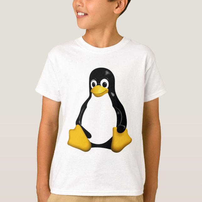 Pinguin Design T - Shirt (Vorderseite)