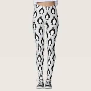Pinguin Design wählen Sie Hintergrundfarbe Leggings