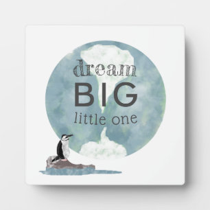 Pinguin Dream Big Little One Earth Kids Fotoplatte