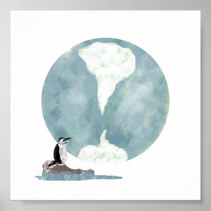 Pinguin Dreams Print Poster