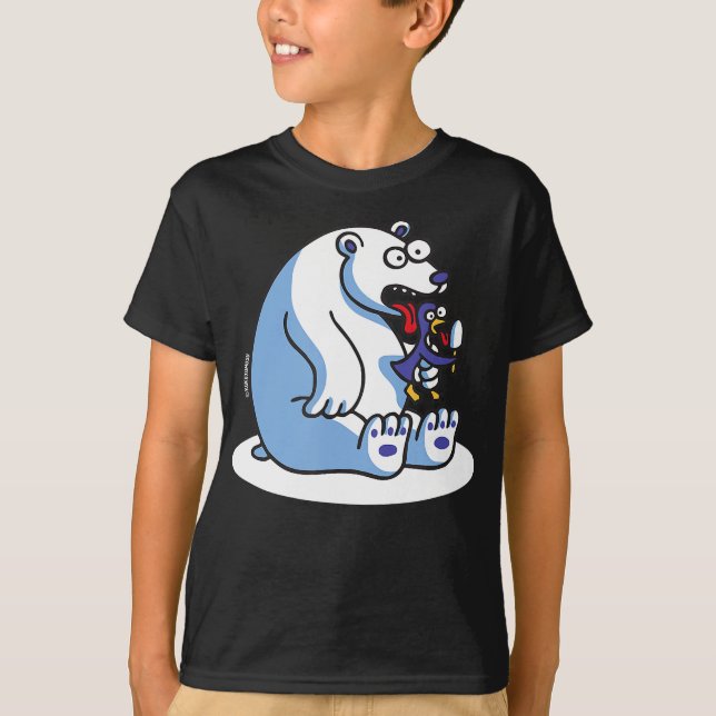 Pinguin-Eiscreme-Tier Lover T-Shirt (Vorderseite)