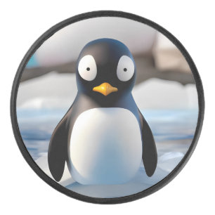 Pinguin Eishockey Puck