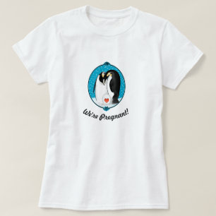 Pinguin Eltern Wir sind schwanger T-Shirt