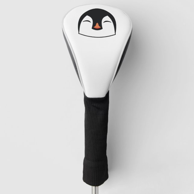 Pinguin Face Golf Headcover (Vorderseite)