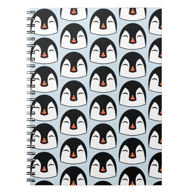 Pinguin Face Notizblock (Vorderseite)