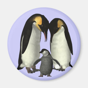Pinguin-Familien-Magnet Magnet