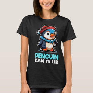 Pinguin Fan Club Pinguin Zoo Kinder Jungen Mädche T-Shirt