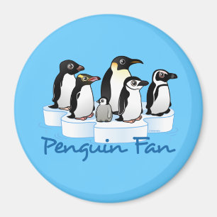 Pinguin-Fan Magnet