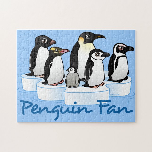 Pinguin-Fan Puzzle (Horizontal)