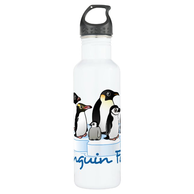 Pinguin-Fan Trinkflasche (Vorderseite)