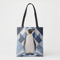 Pinguin-Faux-Quilt