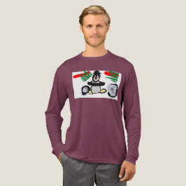 Pinguin-Felsen-Weihnachten  Tri-Blend Shirt