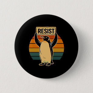 Pinguin Flippers Up widersteht lustigen Pinguinen Button