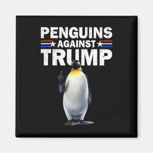 Pinguin Flippers Up widersteht lustigen Pinguinen Magnet