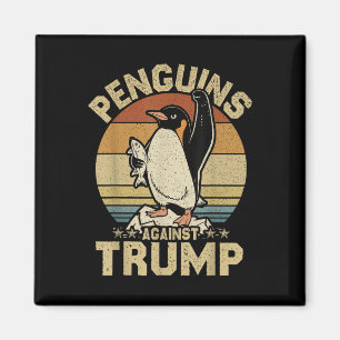 Pinguin Flippers Up widersteht lustigen Pinguinen Magnet