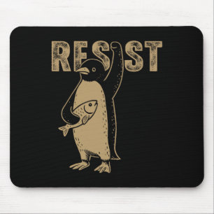 Pinguin Flippers Up widersteht lustigen Pinguinen  Mousepad