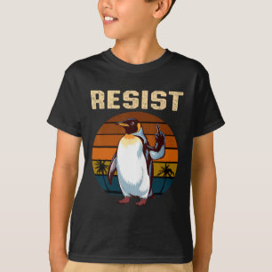 Pinguin Flippers Up widersteht lustigen Pinguinen T-Shirt