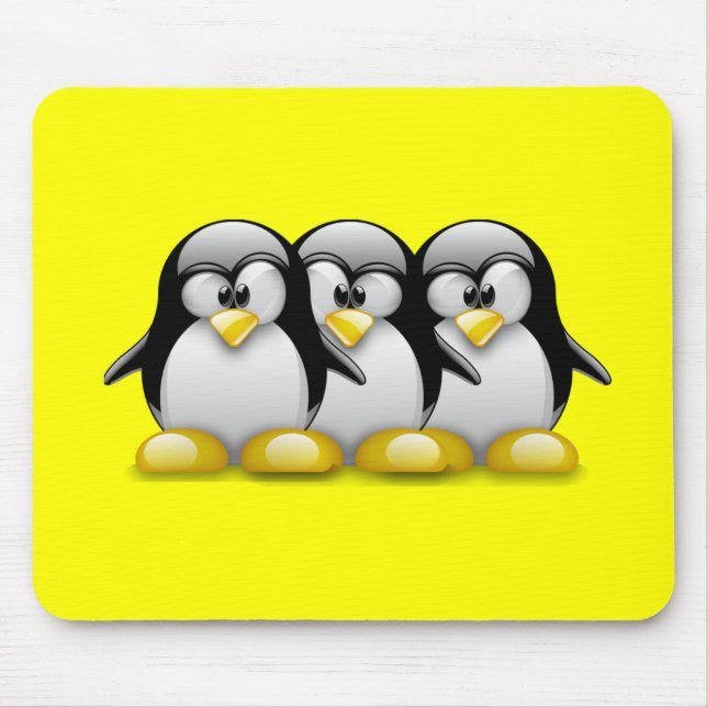 PINGUIN-FREUNDE LINUXS TUX MOUSEPAD (Vorne)