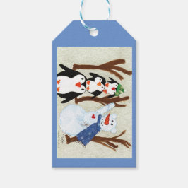 Pinguin Fun - Kinder Kunst für das CHOC Geschenkanhänger