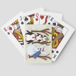 Pinguin Fun - Kinder Kunst für das CHOC Spielkarten