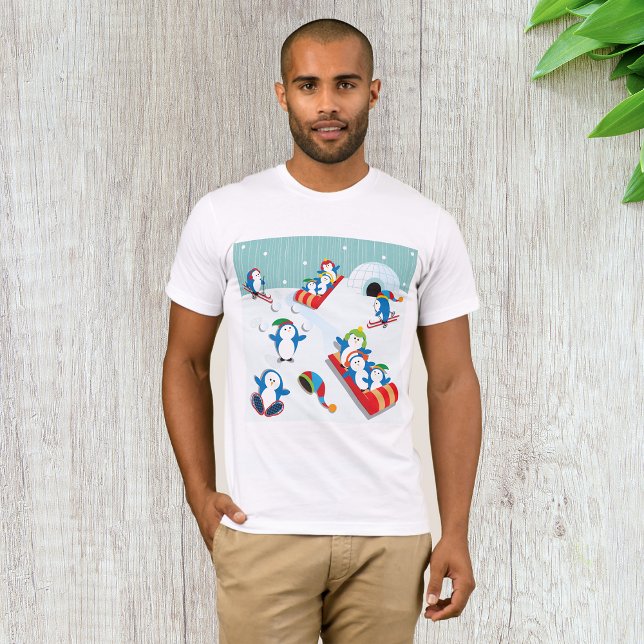 Pinguin Fun Mens T - Shirt (Von Creator hochgeladen)
