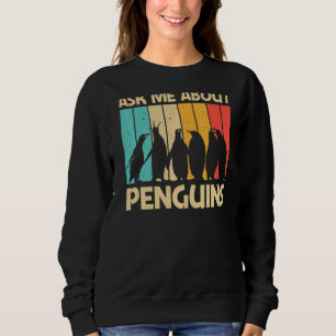 Pinguin für Männer Frauen Pinguine Bird Animal Ret Sweatshirt