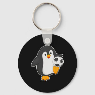 Pinguin Fußballspieler Fußball Sport Schlüsselanhänger