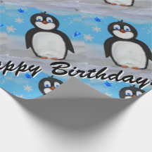 Pinguin Geburtstagsverpackung