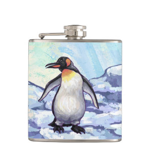 Pinguin-Geschenke u. Zusätze Flachmann