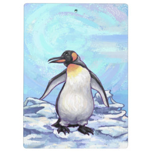 Pinguin-Geschenke und -Accessoires Klemmbrett
