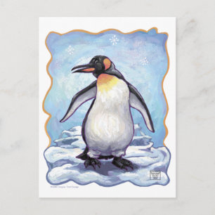 Pinguin-Geschenke und -Accessoires Postkarte
