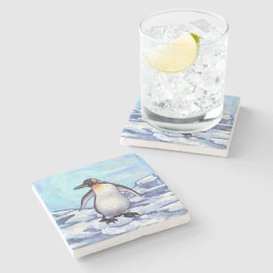 Pinguin-Geschenke und -Accessoires Steinuntersetzer
