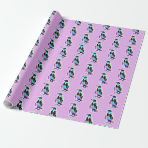 Pinguin Geschenkpapier
