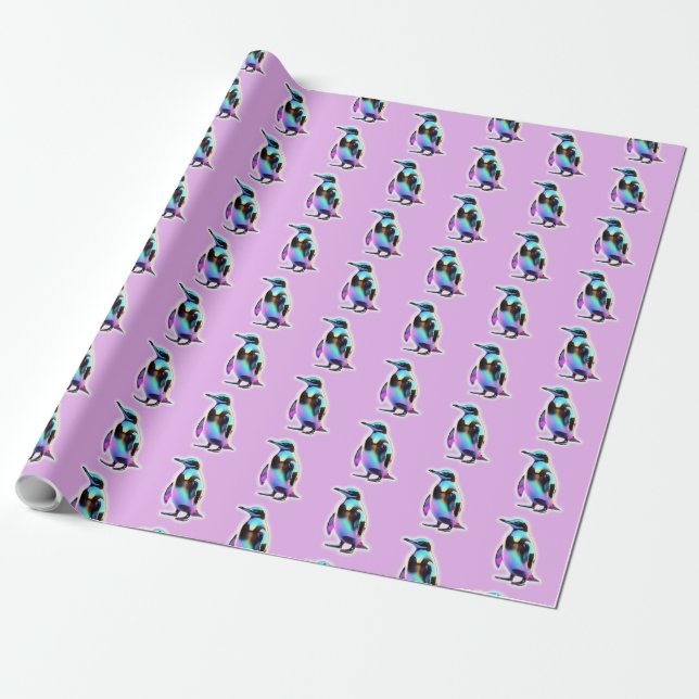 Pinguin Geschenkpapier (Ungerollt)
