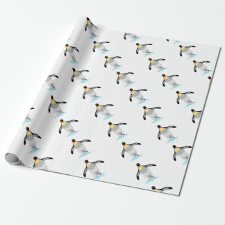 Pinguin Geschenkpapier