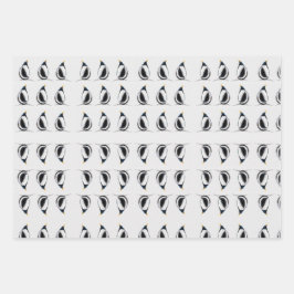 Pinguin Geschenkpapier Set
