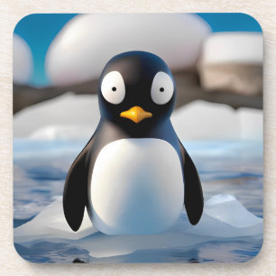 Pinguin Getränkeuntersetzer